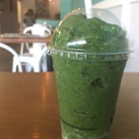 Green Protein Smoothie at Roots Modern Health Food in Castlegar