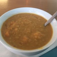 Smoked Lentil and Sweet Potato Soup  at Roots Modern Health Food in Castlegar