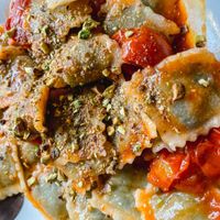 Ravioli at In Pasta in Lucca