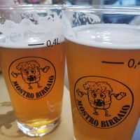 Local beer at In Pasta in Lucca