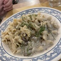 Vegetarian mushroom pasta  at In Pasta in Lucca