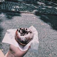 Chocolate chip at Dun-Well Doughnuts in New York City