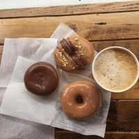      doughnuts at Dun-Well Doughnuts in New York City