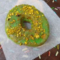 Vegan donut at Dun-Well Doughnuts in New York City