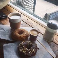 Doughnuts at Dun-Well Doughnuts in New York City