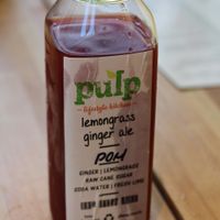 Pomegranate ginger tea at Pulp Lifestyle Kitchen in Salt Lake City