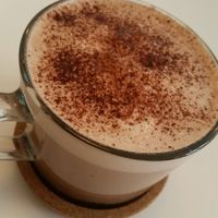 hot chocolate at Blanche Bakery in Cardiff