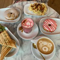 Vegan mac’n’cheese and a toasty!  at Blanche Bakery in Cardiff