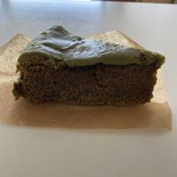 Matcha cake    at Slunch Factory - 슬런치 팩토리 in Seoul