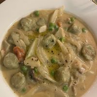 Creamy spinach gnocchi  at Slunch Factory - 슬런치 팩토리 in Seoul