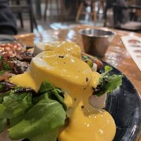 Vegan egg plus great sauce!   at Slunch Factory - 슬런치 팩토리 in Seoul