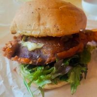 portobello mushroom burger at Real Food 真食 - South Beach in Central Singapore