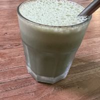 Diminutive but tasty green smoothie  at Real Food 真食 - South Beach in Central Singapore