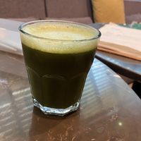 Green juice   at Real Food 真食 - South Beach in Central Singapore
