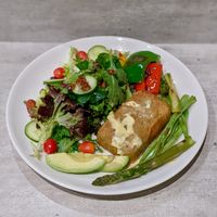 Chickpea & Sweet Potato Cake at Real Food 真食 - South Beach in Central Singapore