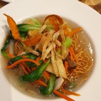 crispy noodles (vegan) at Real Food 真食 - South Beach in Central Singapore