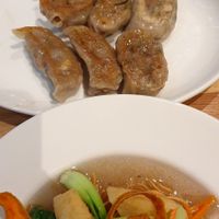dumplings (vegan) at Real Food 真食 - South Beach in Central Singapore