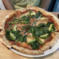 Vegan pizza at Real Food 真食 - South Beach in Central Singapore