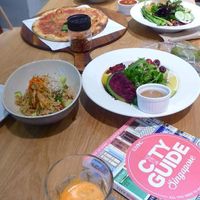 Salad spread at Real Food 真食 - South Beach in Central Singapore