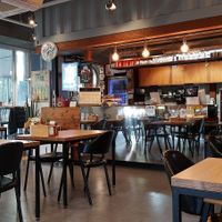 Interior of location - view towards the counter at Lagniappe in Seongnam