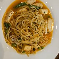 Vegan oil pasta at Lagniappe in Seongnam