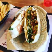  Vegan crunch wrap!!! at Lagniappe in Seongnam