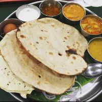 special Thali rice set - very big portions  at Ananda Bhavan - 448 Serangoon Rd in Central Singapore