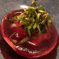 beetroot RAVIOLO at Bij Albrecht in Eindhoven