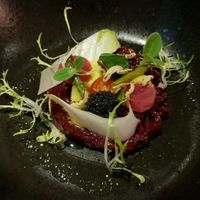 A dish at the restaurant at Bij Albrecht in Eindhoven
