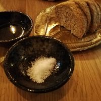 Bread with olive oil at Bij Albrecht in Eindhoven