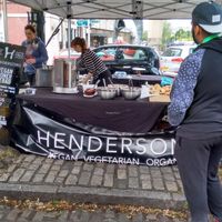 Vegan at The Vegan Quarter at Leith Market in Edinburgh