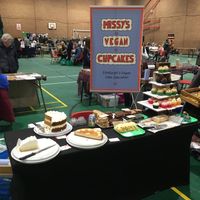 Festival goodies  at Missy's Vegan Cupcakes in Edinburgh