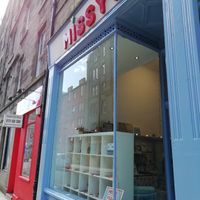 Front of shop at Missy's Vegan Cupcakes in Edinburgh
