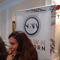 At vegfest Edinburgh at Sgaia's Vegan Mheat in Paisley