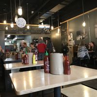 Dining room at Boon Burger Cafe in Guelph