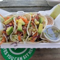 Tacos were good at Eduardo's Beach Shack in Palm Beach