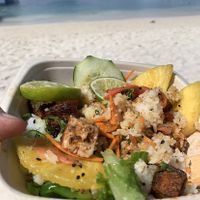 Waikiki Poke Bowl  at Eduardo's Beach Shack in Palm Beach