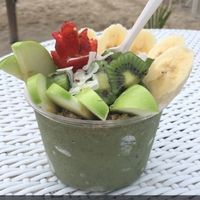 Matcha bowl at Eduardo's Beach Shack in Palm Beach