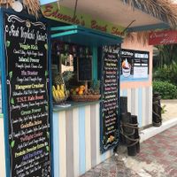 Smoothies and juices  at Eduardo's Beach Shack in Palm Beach