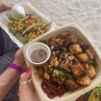 Pad Thai and tacos!   at Eduardo's Beach Shack in Palm Beach