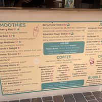Menu vegan options clearly marked  at Eduardo's Beach Shack in Palm Beach