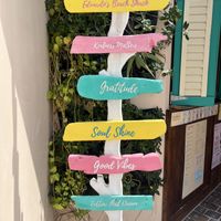 Eduardo’s Beach Shack decor  at Eduardo's Beach Shack in Palm Beach