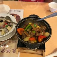 Teppan mushrooms at Zhòng Liú SùShí 眾流素食 in Taipei