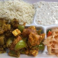 A two item combo at baba sweets at Baba Sweets in Canoga Park