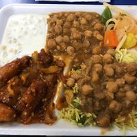 baby corn manchurian and Chana masala at Baba Sweets in Canoga Park