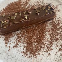 Chocolate dessert   at Cafe Derechia in Kfar Tavor