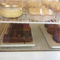 Chocolate bar dessert  at Cafe Derechia in Kfar Tavor