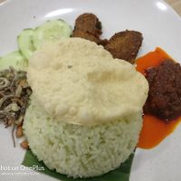 nasi lemak (requested no egg) at SHU Vegetarian 蔬方斋 - Jln Kayu in Northeast Singapore