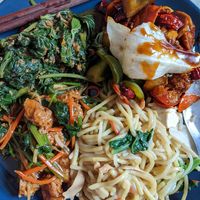 Full plate of deliciousness! at SHU Vegetarian 蔬方斋 - Jln Kayu in Northeast Singapore