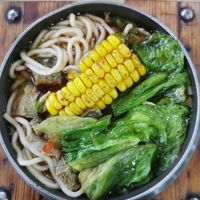Hotpot mala noodles at Green Lane Vegetarian Food in North Singapore